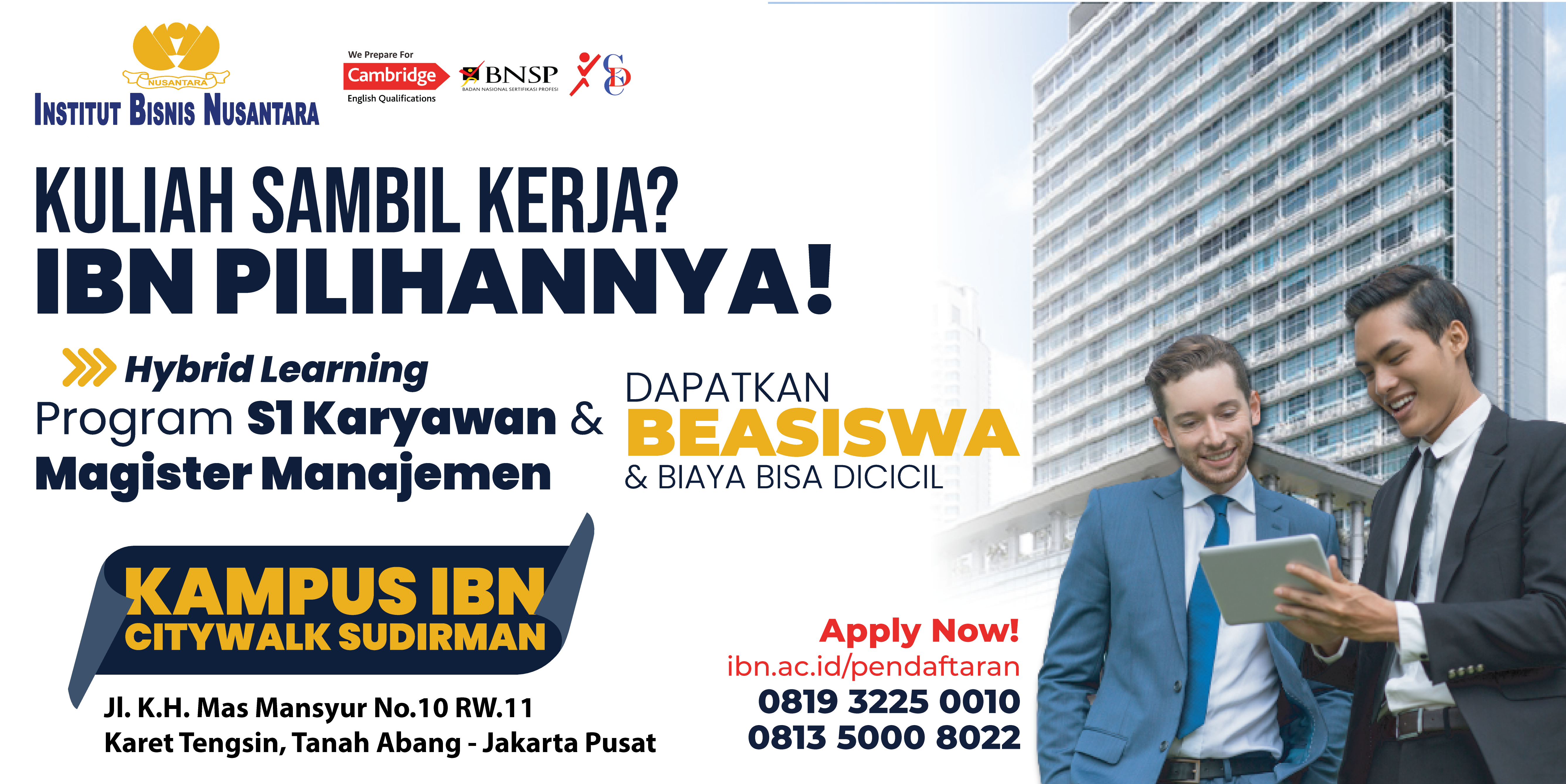 Maukuliah Institut Bisnis Nusantara